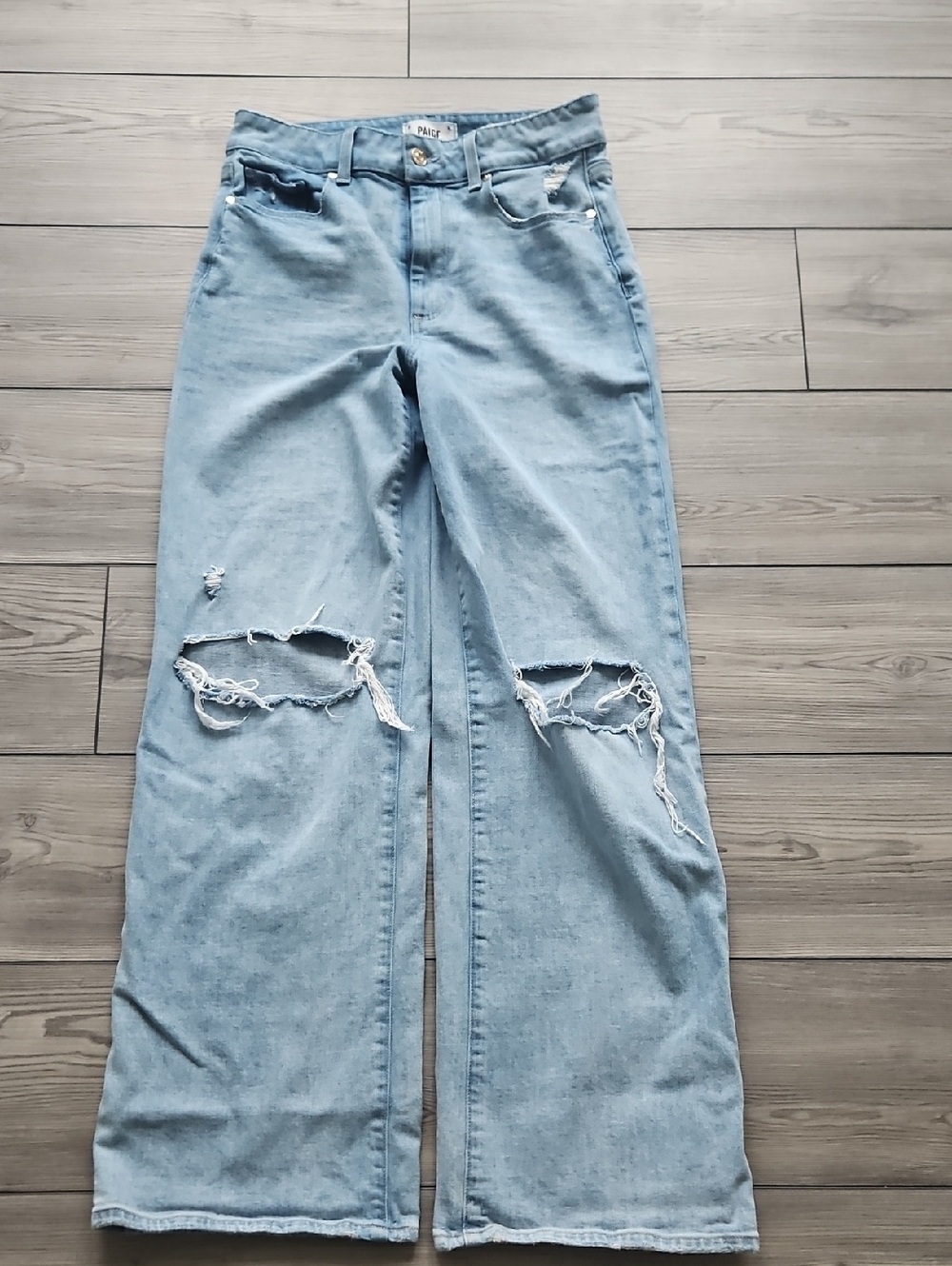 PAIGE Sasha high waist wide leg jeans size 29 - Picture 5 of 13